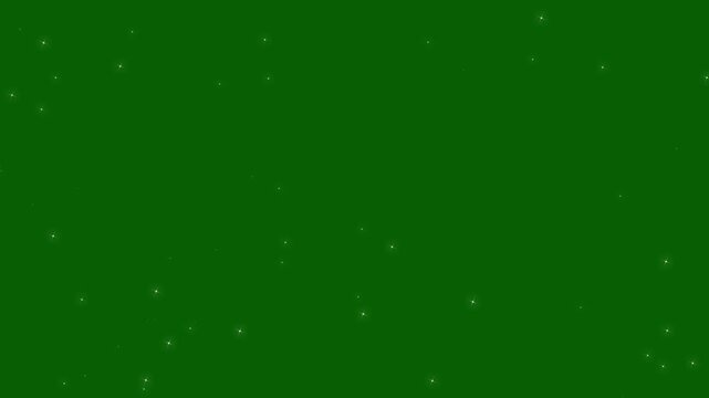 Shining glittering gold stars, 2D flat sparkle effect overlay on green screen background, glowing fairy dust wand glitter stars trail transition, pixie dust path doodle animation.4k video