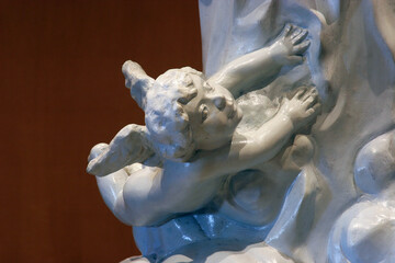 Obraz premium Angel, church of Assumption of the Virgin Mary in Brodsko Vinogorje, Croatia