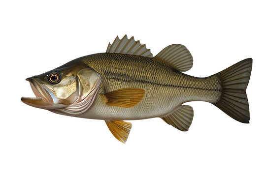 Freshwater fish clean clipping path object second perspective