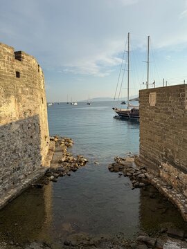 old fortress in bodrum turkey