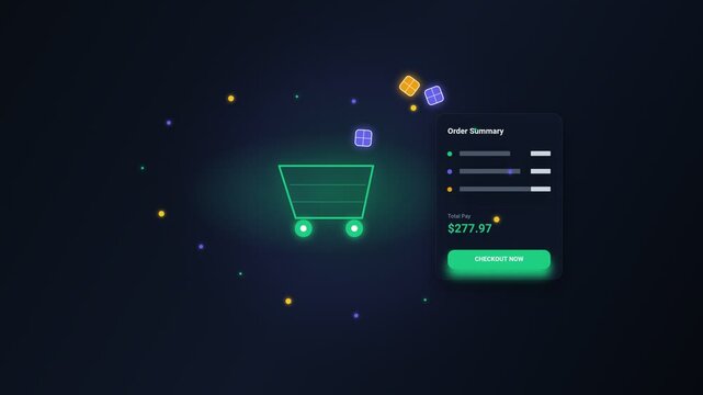 shopping cart icon on blue background
