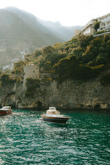 nadmorski widok wybrzeża Amalfi  © biegenstudio