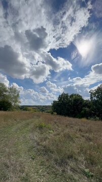 landscape with clouds