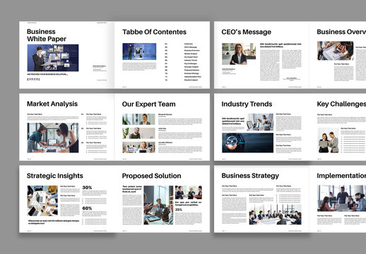 Business White Paper Template