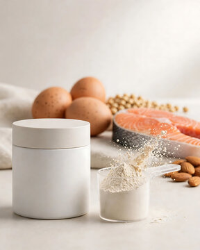 Amino acid supplement powder with various high protein food sources