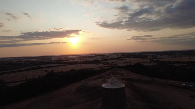 Sunset Over Burton Dassett Hill