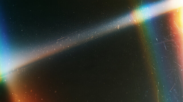 Abstract vintage light leak