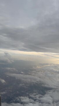 cozy clouds over the sky 