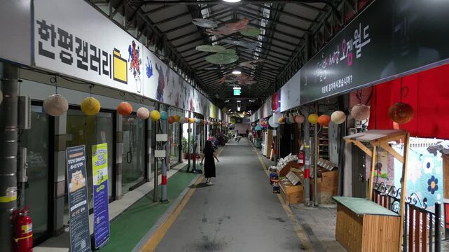 Gwangju Daein Market Traditional Market Alley Covered Arcade Korea 광주 대인시장 전통시장 골목 아케이드 상가 한국