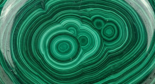 Polished Malachite Stone Texture