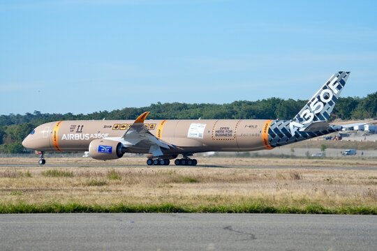 A350F airbus au d&eacute;part