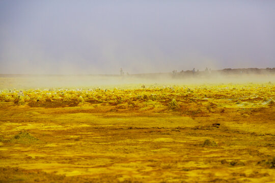 Colorful volcanic landscape, Dallol, Ethiopia