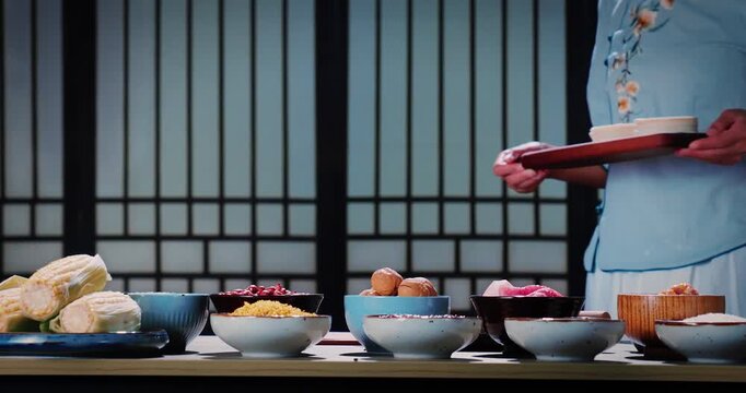 Winter Solstice Dumpling Making in Kitchen 4K