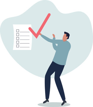 Self assessment, evaluate yourself for personal development or work improvement concept. situation and activities. flat design.