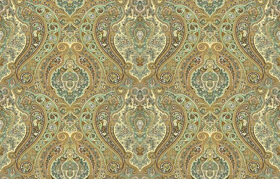 thai art pattern on wall