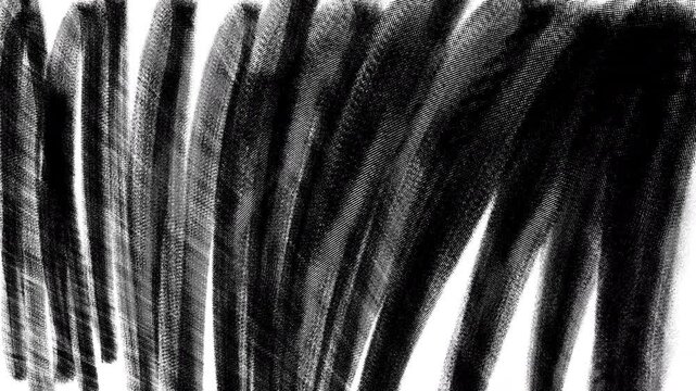 Abstract black and white wavy pattern with digital glitch effect and high contrast monochrome texture