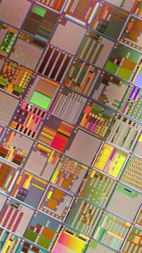 Silicon semiconductor wafer close-up. In electronics, a wafer also called a slice or substrate is a thin slice of semiconductor, a crystalline silicon, used for the fabrication of integrated circuits