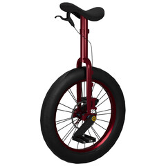 Single wheel unicycle sport equipment © G Graphic & Motion