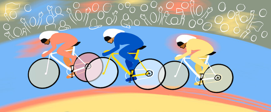Competitive track cycling