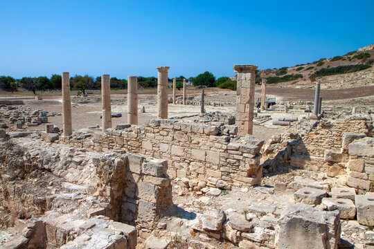 Archaeological site of Amathous or Amathousa near Limassol city in Cyprus