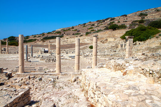 Archaeological site of Amathous or Amathousa near Limassol city in Cyprus