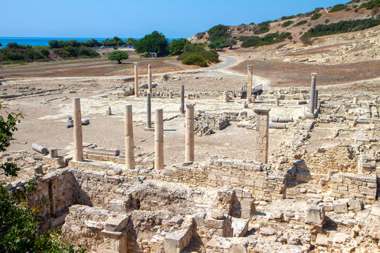 Archaeological site of Amathous or Amathousa near Limassol city in Cyprus