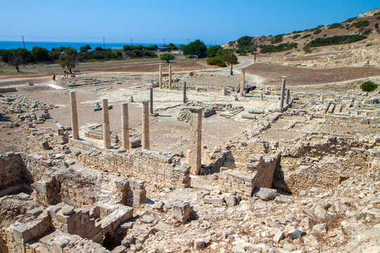 Archaeological site of Amathous or Amathousa near Limassol city in Cyprus