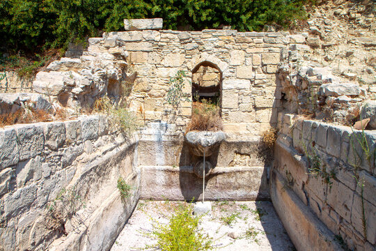 Archaeological site of Amathous or Amathousa near Limassol city in Cyprus