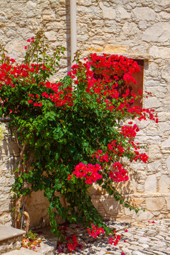 Old scenic traditional village of Laneia located in Cyprus above Limassol city