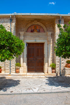 Old scenic traditional village of Laneia located in Cyprus above Limassol city
