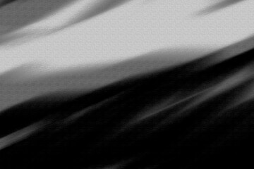 Naklejka premium Smooth Black Silk Satin Fabric Waves Texture Background or Dark Shadow Overlay 