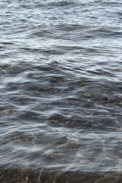 The clear water of the Baltic Sea.