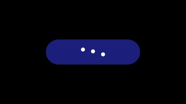 Minimalist Submit-to-Success animation, UI preloader icon overlay on black background