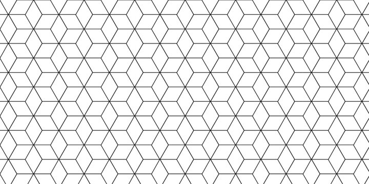 Minimal square hexagon structure box black wall paper abstract cube design. geometric triangle element mosaic tile wall decoration cube wall grid wallpaper.