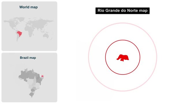 Brazil_Rio_Grande_do_Norte_location_in_circular_map Video Footage Animated Motion for professional design projects presentations digital media and com