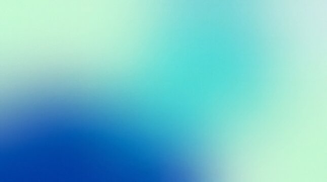 Abstract Blue and Mint Green Gradient Blur Background