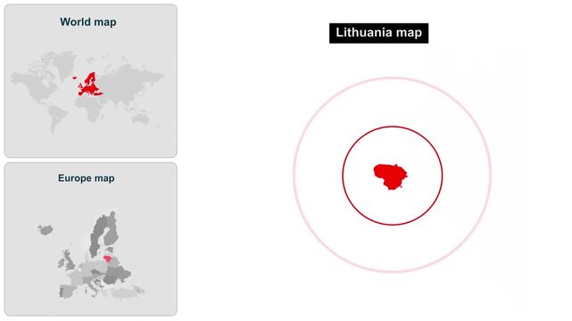 Europe_Lithuania_map_with_locator_inset Video Footage Animated Motion for professional design projects presentations digital media and commercial visu