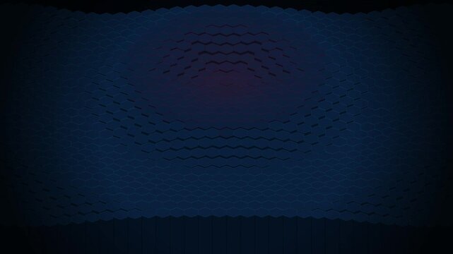 Abstract Geometric Hexagon Grid Motion Background