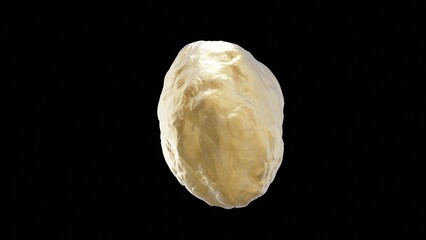 Stone, rock, meteorite, boulder, space ore, material © AIYI