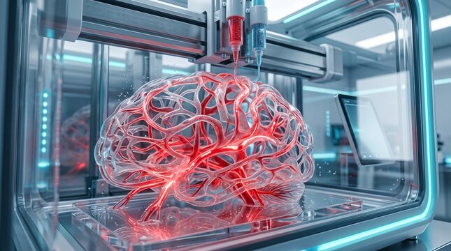 Bio-printed Vascular Network Perfusion
