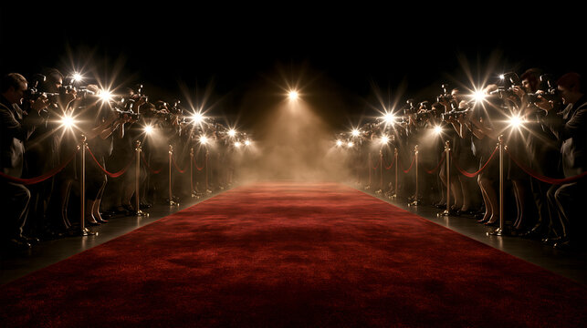 On premiere nights, many photographers wait for the stars to photograph them.