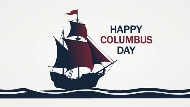 columbus happy day sailing ship