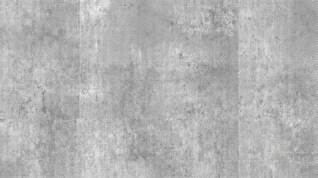 A high-contrast monochrome halftone pattern featuring a distressed, gritty texture effect for vintage design projects and creative graphic backgrounds.