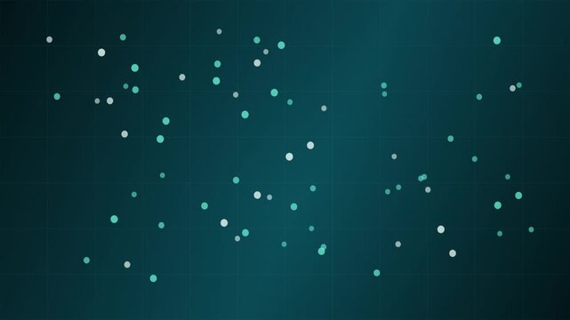 Financial Risk Scatter Plot Wave Cascade Animation