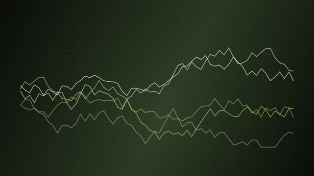 Financial Data Multi series Chart Animation