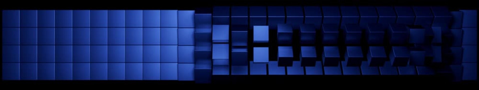 UltraWide HD Video Mapping Cubes Rotation 09