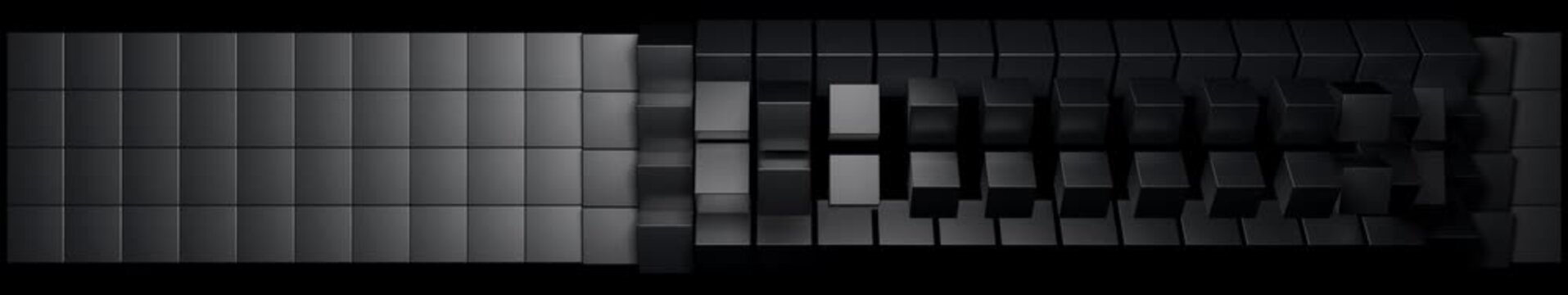 UltraWide HD Video Mapping Cubes Rotation 10