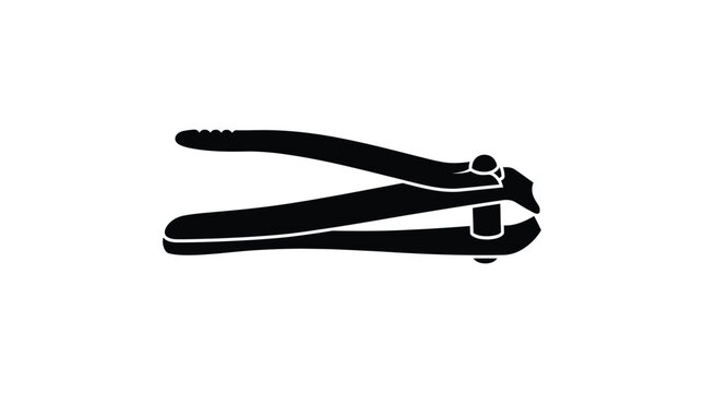 Nutcracker tool in black silhouette cracker kitchen