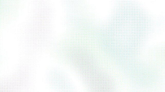Abstract technology corporate background grey end green digital dots and grid looping texture