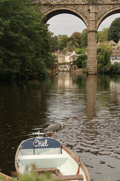 old bridge over the river